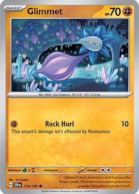 Pokemon SV08: Surging Sparks Glimmet - Anime Card Craze