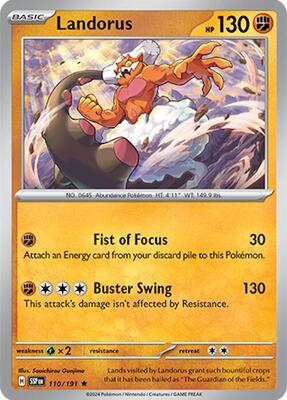 Pokemon - SV08: Surging Sparks - Landorus - Anime Card Craze