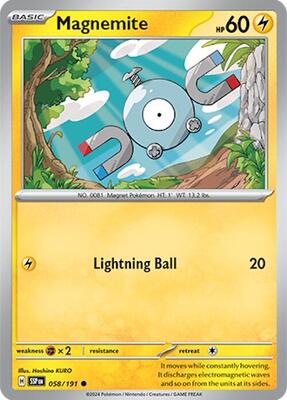 Pokemon SV08: Surging Sparks Magnemite - Anime Card Craze