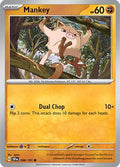 Pokemon - SV08: Surging Sparks - Mankey - Anime Card Craze
