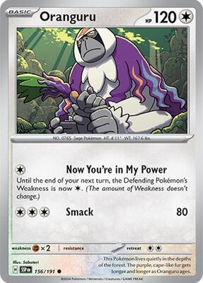 Pokemon - SV08: Surging Sparks - Oranguru - Anime Card Craze