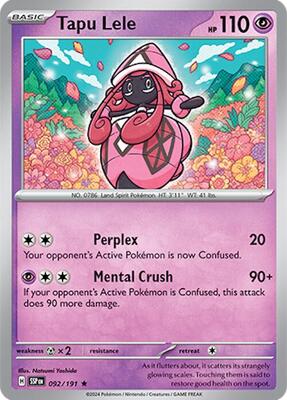 Pokemon SV08: Surging Sparks Tapu Lele - Anime Card Craze