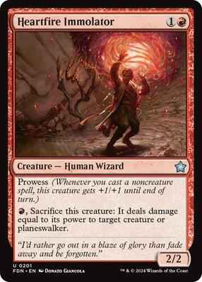 Magic: The Gathering - Foundations - Heartfire Immolator - Uncommon