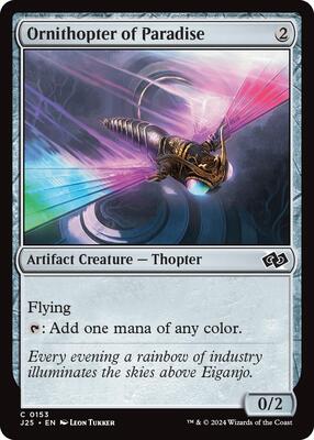 Magic: The Gathering - Foundations Jumpstart - Ornithopter of Paradise - 153 - Normal