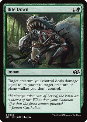 Magic: The Gathering - Foundations Jumpstart - Bite Down - 636 - Normal