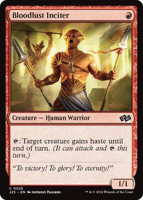 Magic: The Gathering - Foundations Jumpstart - Bloodlust Inciter - 525 - Normal