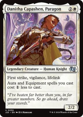 Magic: The Gathering - Foundations Jumpstart - Danitha Capashen, Paragon (Anime) - 59 - Normal