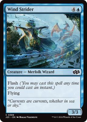 Magic: The Gathering - Foundations Jumpstart - Wind Strider - 389 - Normal