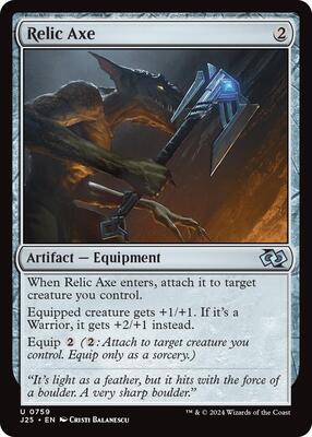 Magic: The Gathering - Foundations Jumpstart - Relic Axe - 759 - Normal