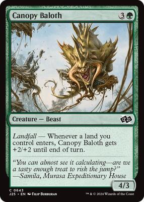 Magic: The Gathering - Foundations Jumpstart - Canopy Baloth - 643 - Normal
