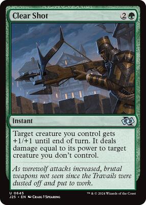 Magic: The Gathering - Foundations Jumpstart - Clear Shot - 645 - Normal