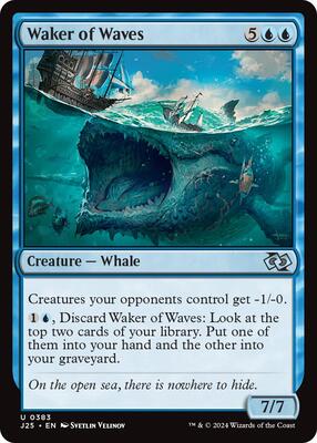 Magic: The Gathering - Foundations Jumpstart - Waker of Waves - 383 - Normal