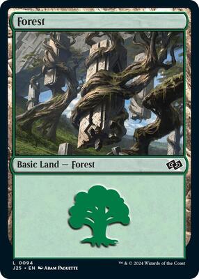 Magic: The Gathering - Foundations Jumpstart - Forest (0094) - 94 - Normal
