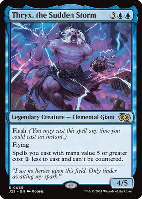 Magic: The Gathering - Foundations Jumpstart - Thryx, the Sudden Storm (Anime) - 65 - Normal