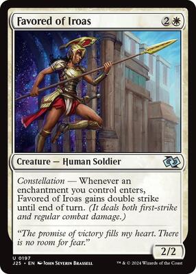 Magic: The Gathering - Foundations Jumpstart - Favored of Iroas - 197 - Normal