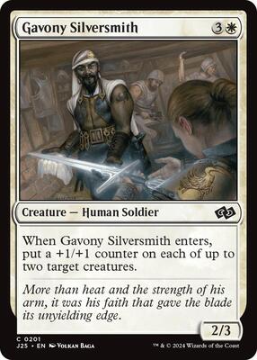 Magic: The Gathering - Foundations Jumpstart - Gavony Silversmith - 201 - Normal