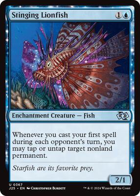Magic: The Gathering - Foundations Jumpstart - Stinging Lionfish - 367 - Normal