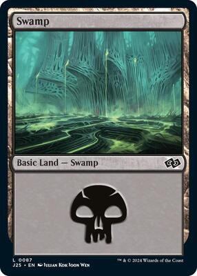 Magic: The Gathering - Foundations Jumpstart - Swamp (0087) - 87 - Normal