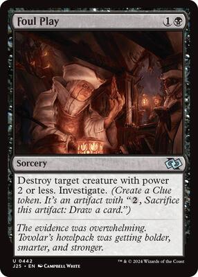 Magic: The Gathering - Foundations Jumpstart - Foul Play - 442 - Normal