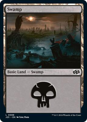 Magic: The Gathering - Foundations Jumpstart - Swamp (0088) - 88 - Normal