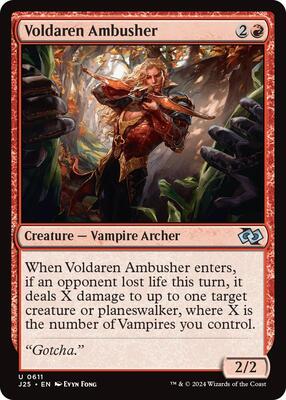 Magic: The Gathering - Foundations Jumpstart - Voldaren Ambusher - 611 - Normal