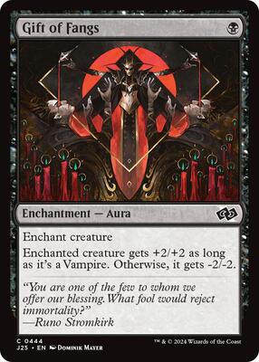 Magic: The Gathering - Foundations Jumpstart - Gift of Fangs - 444 - Normal