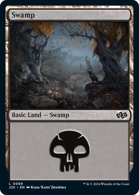 Magic: The Gathering - Foundations Jumpstart - Swamp (0089) - 89 - Normal