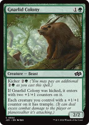 Magic: The Gathering - Foundations Jumpstart - Gnarlid Colony - 664 - Normal
