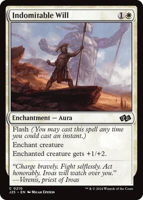 Magic: The Gathering - Foundations Jumpstart - Indomitable Will - 210 - Normal