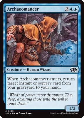 Magic: The Gathering - Foundations Jumpstart - Archaeomancer - 285 - Normal