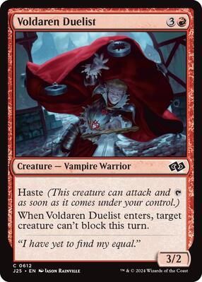 Magic: The Gathering - Foundations Jumpstart - Voldaren Duelist - 612 - Normal