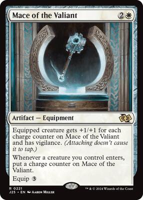 Magic: The Gathering - Foundations Jumpstart - Mace of the Valiant - 221 - Normal