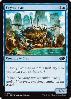 Magic: The Gathering - Foundations Jumpstart - Crystacean - 303 - Normal