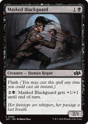 Magic: The Gathering - Foundations Jumpstart - Masked Blackguard - 459 - Normal