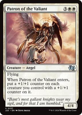 Magic: The Gathering - Foundations Jumpstart - Patron of the Valiant - 237 - Normal