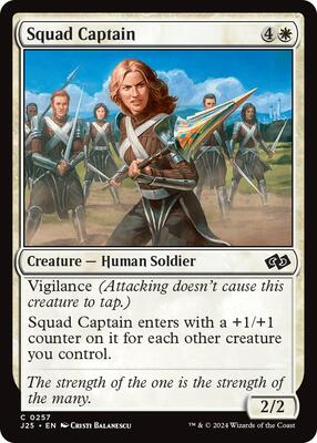 Magic: The Gathering - Foundations Jumpstart - Squad Captain - 257 - Normal