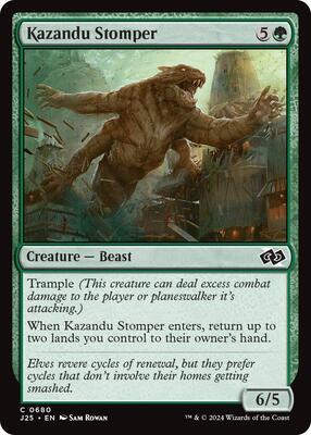 Magic: The Gathering - Foundations Jumpstart - Kazandu Stomper - 680 - Normal