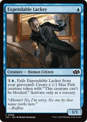 Magic: The Gathering - Foundations Jumpstart - Expendable Lackey - 308 - Normal