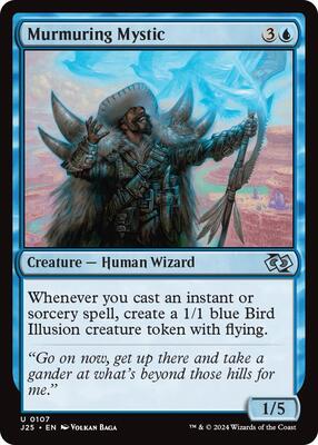 Magic: The Gathering - Foundations Jumpstart - Murmuring Mystic - 107 - Normal