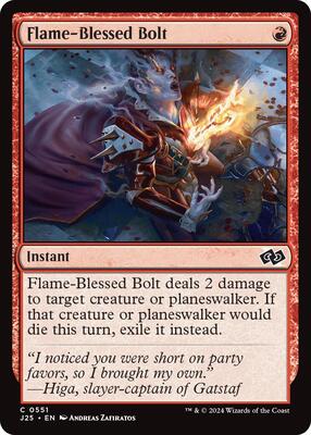 Magic: The Gathering - Foundations Jumpstart - Flame-Blessed Bolt - 551 - Normal