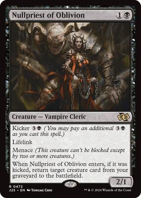 Magic: The Gathering - Foundations Jumpstart - Nullpriest of Oblivion - 472 - Normal