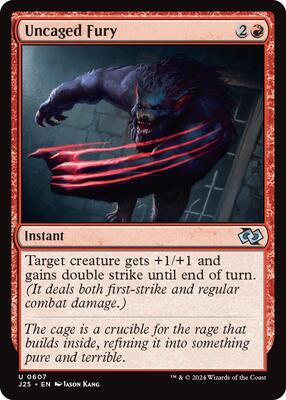 Magic: The Gathering - Foundations Jumpstart - Uncaged Fury - 607 - Normal