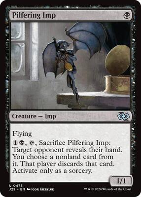Magic: The Gathering - Foundations Jumpstart - Pilfering Imp - 475 - Normal