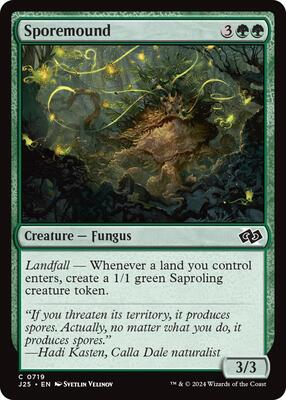 Magic: The Gathering - Foundations Jumpstart - Sporemound - 719 - Normal