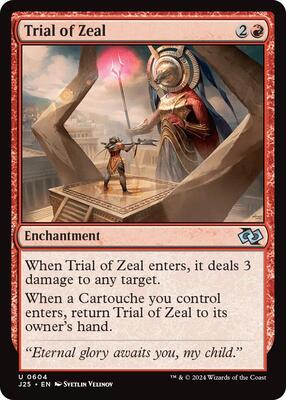 Magic: The Gathering - Foundations Jumpstart - Trial of Zeal - 604 - Normal