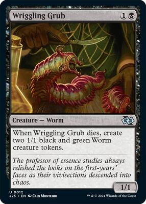 Magic: The Gathering - Foundations Jumpstart - Wriggling Grub - 12 - Normal