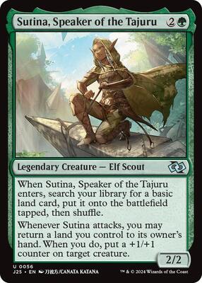 Magic: The Gathering - Foundations Jumpstart - Sutina, Speaker of the Tajuru (Anime) - 56 - Normal