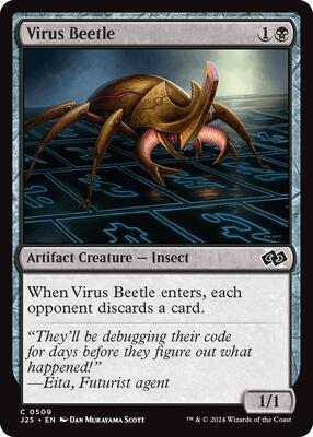 Magic: The Gathering - Foundations Jumpstart - Virus Beetle - 509 - Normal