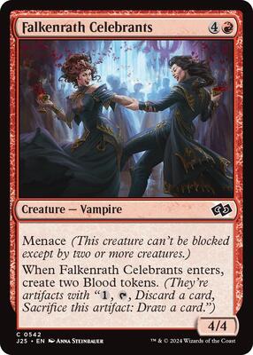 Magic: The Gathering - Foundations Jumpstart - Falkenrath Celebrants - 542 - Normal