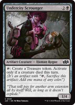 Magic: The Gathering - Foundations Jumpstart - Undercity Scrounger - 501 - Normal